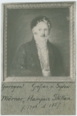 Porträtt på Kapten Stellan Hampus Mörner vid Smålands grenadjärbataljon,  född 5 juni år 1796 och död 1 januari år 1857 i Växjö.
