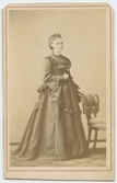 Porträtt på Hilda Mörner. Född den 2 augusti år 1872.