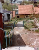 Stalleliden, Roten M, i Mölndals Kvarnby, omkring 1975-1980. Till vänster Roten M 27 och M 21. Till höger Roten M 22.
