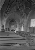 Interiör från Kila kyrka.