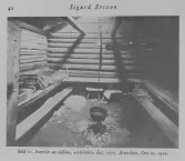 Interiör från eldhus på Ärteråsen.