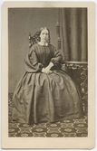 Porträtt på mamsell Augusta Sofia Neiglich född år 1822.