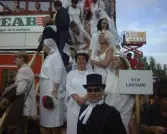 Kommunal personal på Drakbåtsfestivalen i Örebro, 2000