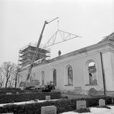 Västra Husby kyrka återuppbyggs