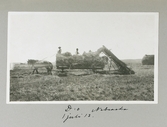Hölastningsmaskin med hästar i Nebraska, 1913-07-01