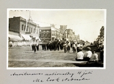 Musikparad spelar under Amerikas nationaldag McCook Nebraska 1913-07-04