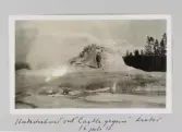 Undertecknad vid kratern av Castle geysir, 1913-07-16