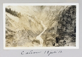 Dalgång vid Yellowstones nationalpark i Wyoming, 1913-07-18
