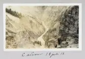 Dalgång vid Yellowstones nationalpark i Wyoming, 1913-07-18