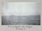 Stor segelbåt vid inloppet till Neapel, 1913-08-21