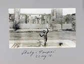 Staty i Pompeji i Italien, 1913-08-22