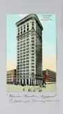 Vykort på Union Bank Building i Pittsburg om 20 våningar, 1913