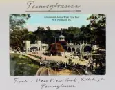 Vykort från West View Parks Tivoli i Pittsburg, 1913