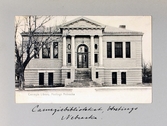 Vykort på Carnegiebiblioteket i Hastings i Nebraska, 1913