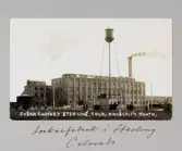 Vykort på sockerfabrik i Sterling i Colorado, 1913