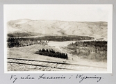 Vykort över tågbanor nära Laramie i Wyoming, 1913
