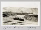 Vykort över tågbanor nära Laramie i Wyoming, 1913