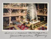 Lobbyn på hotell Old Faithful Farm i Yellowstoneparken, 1913