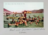 Bad vid Saltair Beach i Utah, 1913