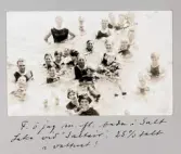 Dieden med flera badar i Saltair i Utah, 1913