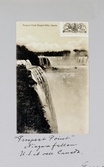 Vykort på Prospect Point, Niagarafallen på gränsen mellan USA och Kanada, 1913