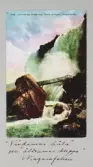 Vykort på Vindarnas håla i Niagarafallen, 1913