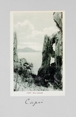 Klippformation på ön Capri i Medelhavet, 1913