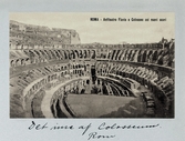 Kort på Colosseums inre, 1913