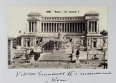 Victor Emanuel II:s monument i Rom, 1913