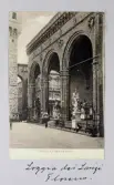 Vykort på Loggia Dei Lanzi, 1913
