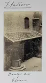 Författaren Dante Alighieris hus i Florens, 1913