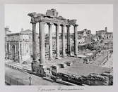 Vykort på Forum Romanum i Rom, 1913