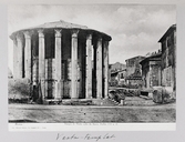 Vykort på Vestatemplet i Forum Romanum i Rom, 1913