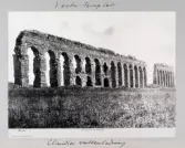 Vykort på Kejsar Claudios akvedukt utanför Rom, 1913