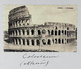 Vykort på Colosseum exteriört, 1913