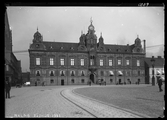 På kuvertet står följande information sammanställd vid museets första genomgång av materialet: Malmö. Rådhuset.