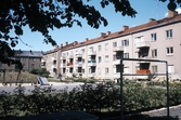 Hyreshus vid Malmgatan från gårdssidan, 1970-tal