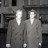 Rolf Ahlquist och Allan Persson under rättegången mot Göran Johansson.