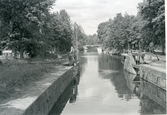 Ramnäs sn.
Strömsholmsholms kanal, Ramnäs sluss. 1984.