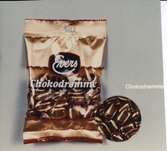 Evers Chokladdrömmar. Danmark. Påse med hårda chokladkarameller.