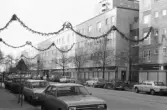 Juldekorationer över Drottninggatan, 1970-tal