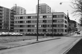 Södra allén mot Fabriksgatan och Drottninggatan, 1970-tal