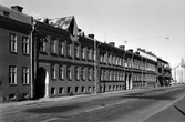 Fabriksgatan norrut mot Änggata, 1970-tal