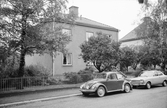 Parkerade bilar på Nygatan, 1970-tal