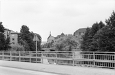 Utsikt från Badhusbron mot Vasabron, 1970-tal