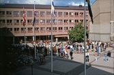 AXEL GISSLÉN INVIGER NYA BIBLIOTEKET