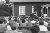 Örebro underhållningsorkester konserterar på Vinön, 1973-07-13