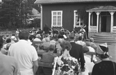 Örebro underhållningsorkester konserterar på Vinön, 1973-07-13