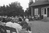 Örebro underhållningsorkester konserterar på Vinön, 1973-07-13