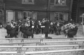 Frälsningsarméns hornmusikkår i Wadköping, 1975-06-05